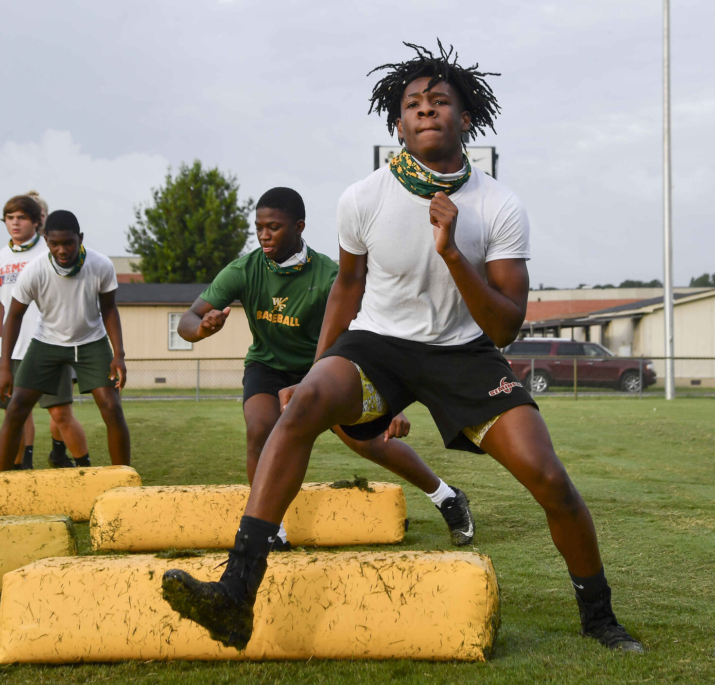 West Florence High School football practice